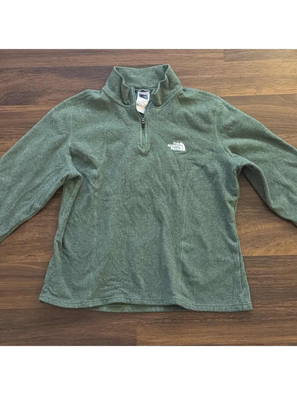 The North Face Women's Glacier 1/4 Zip Green Medium